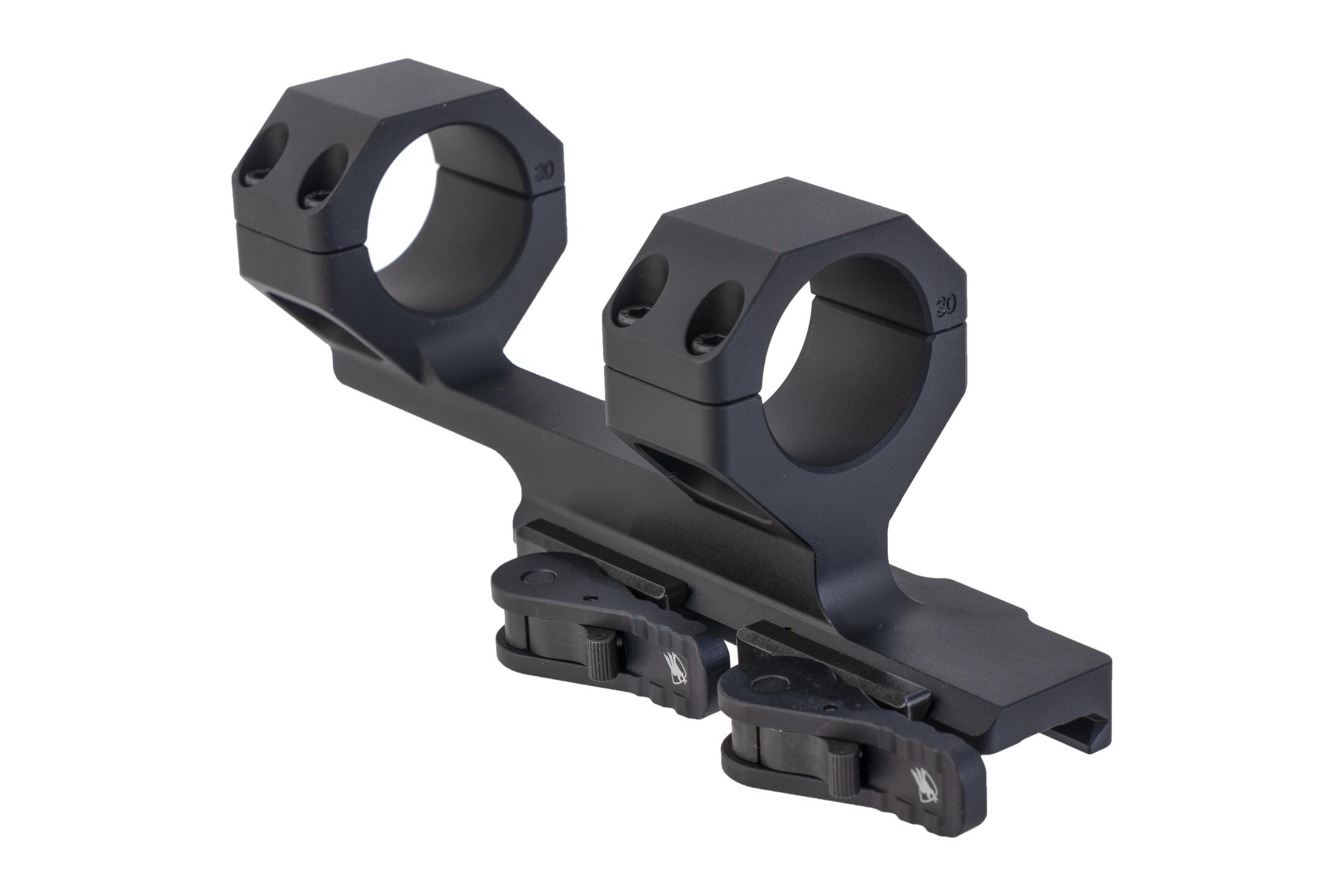 American Defense American Defense Manufacturing AD-DELTA-C-M AR-15 Quick Detach Riflescope Mount 30mm 1.70in Height Anodized Finish Black, vista 4